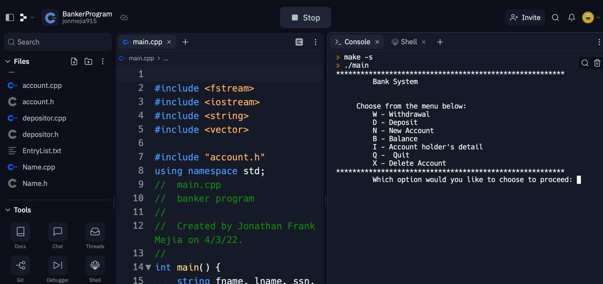 Linux Operating system dashboard